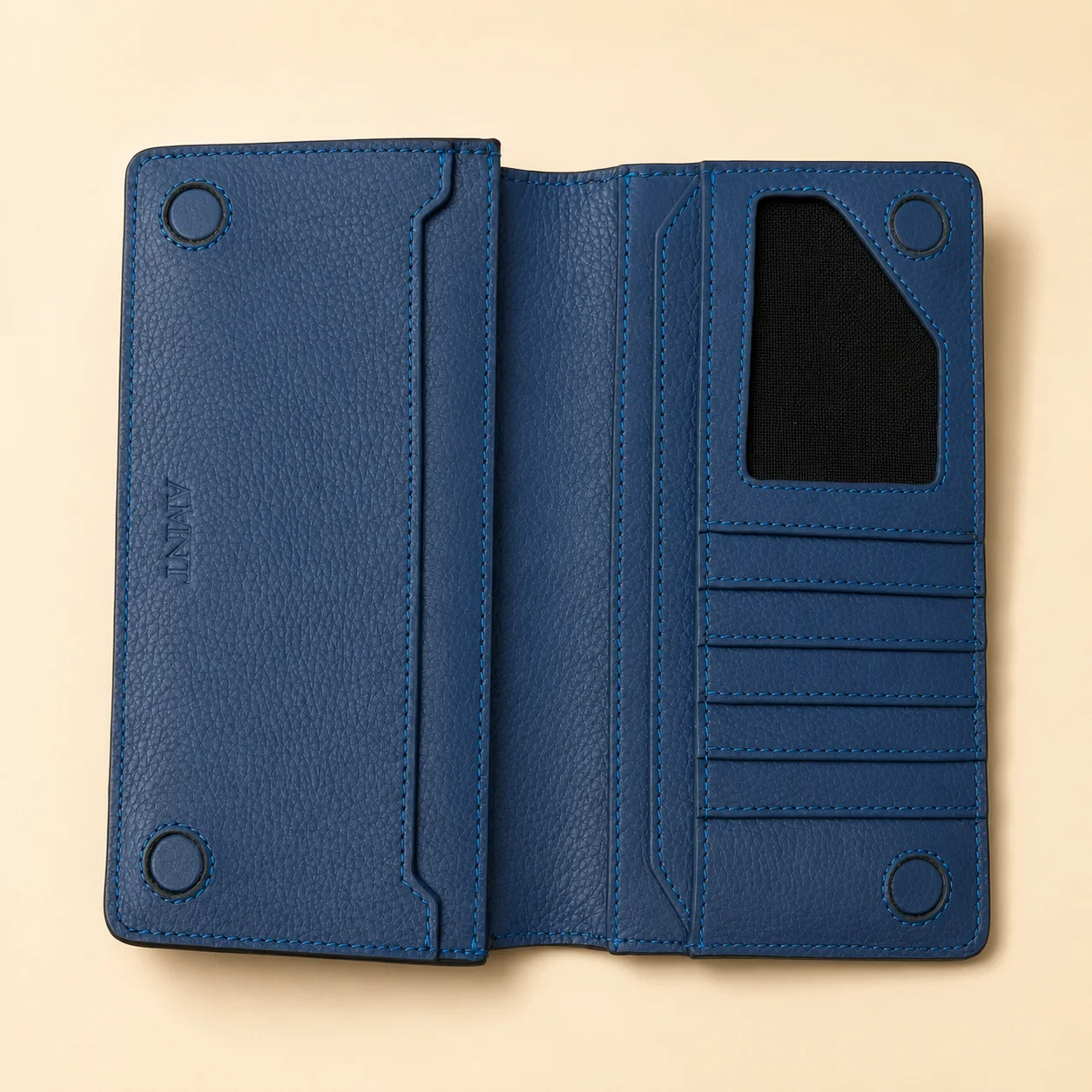 Regent Coat Wallet – Cobalt Noir